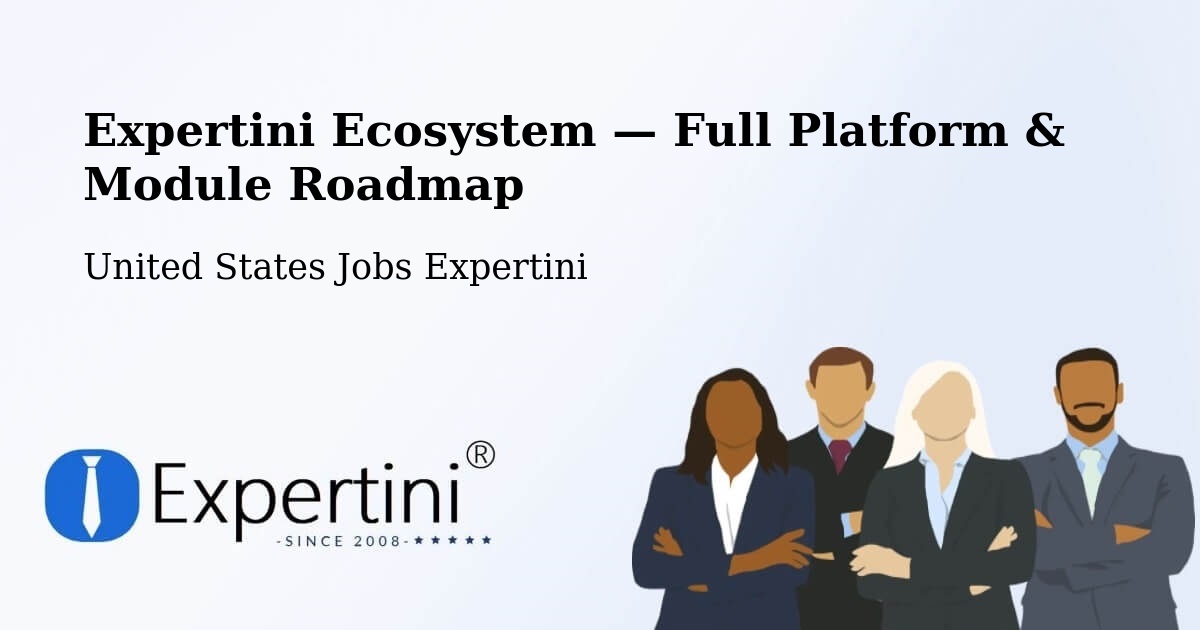 Expertini Ecosystem — Full Platform & Module Roadmap – Buda